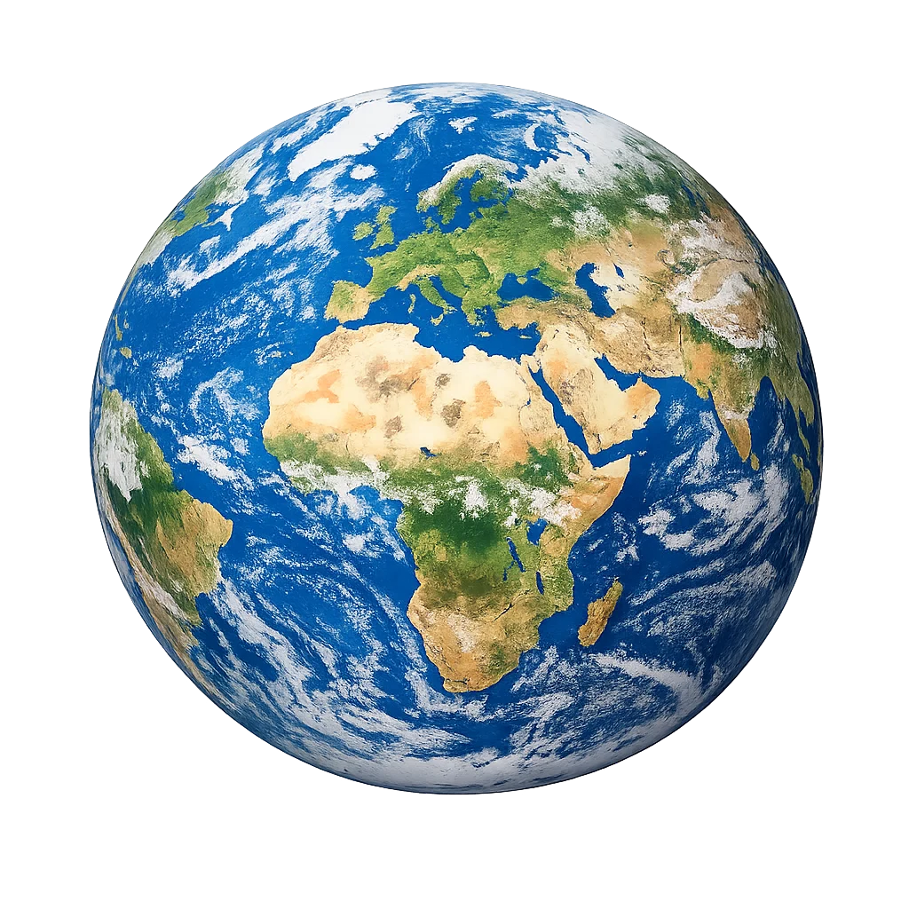 Földgömb a nemzetközi oldalon