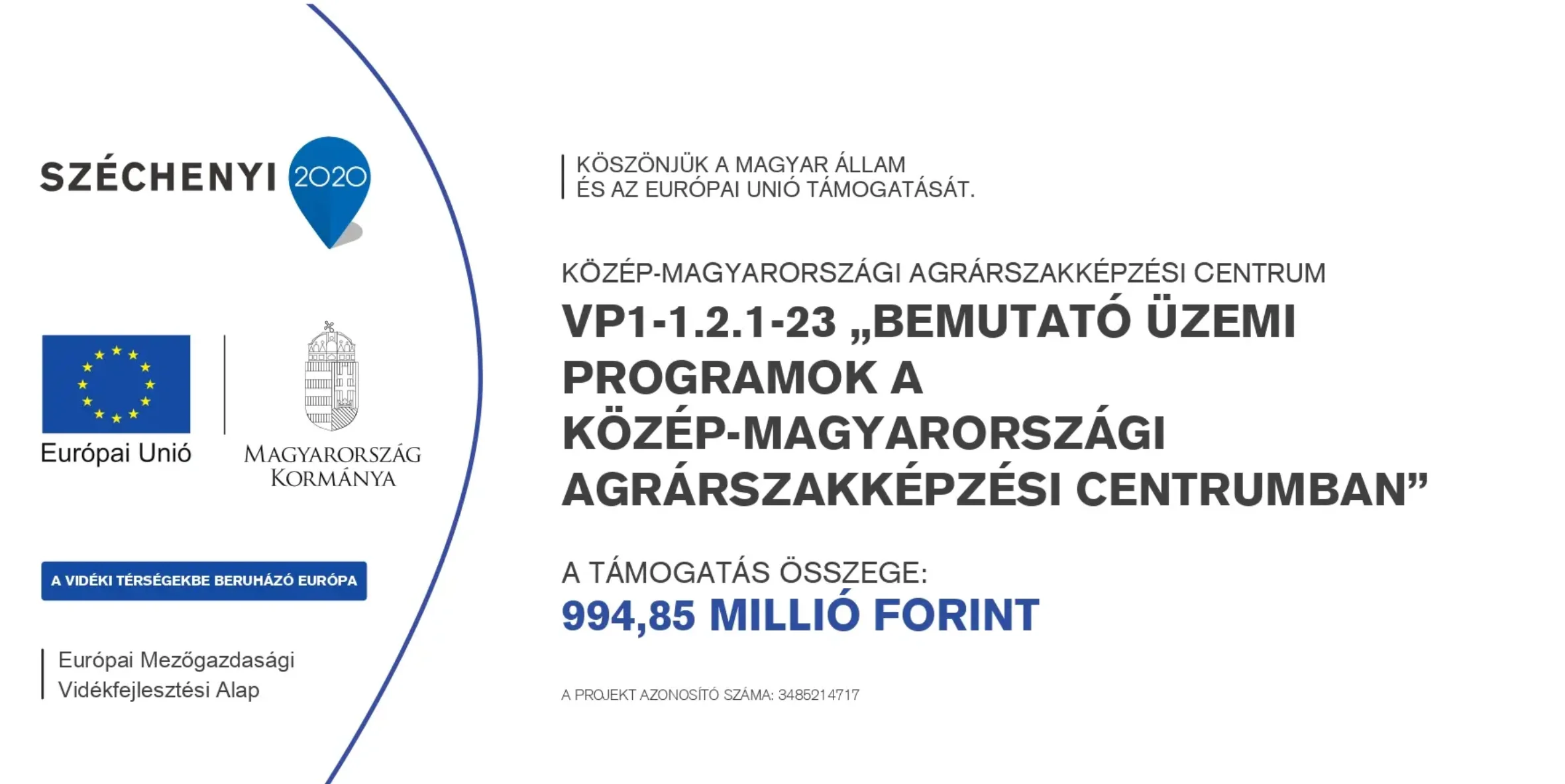 VP1-1.2.1-23 Bemutató Üzemi Programok – projekt borító